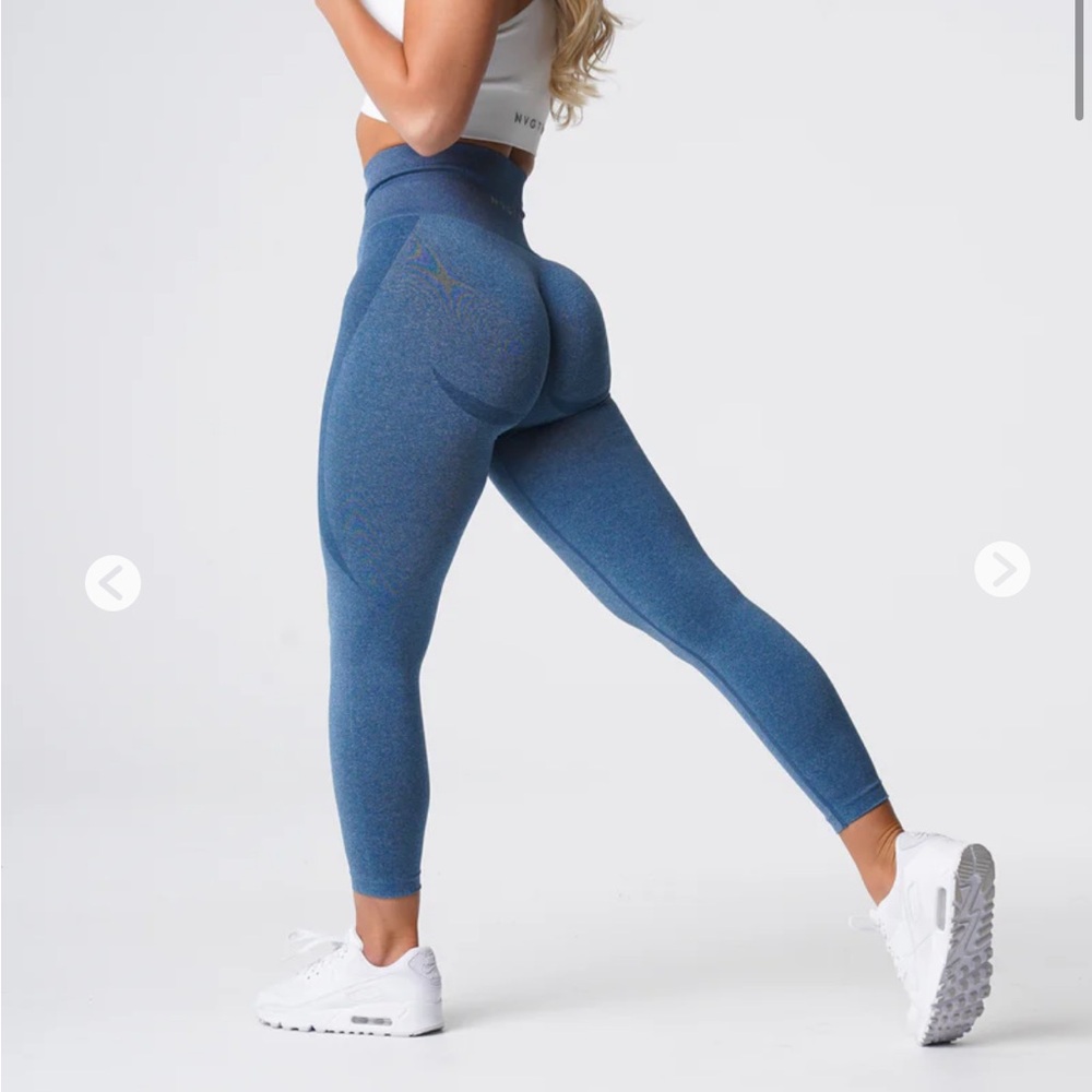 NVGTN Slate Blue Seamless Leggings